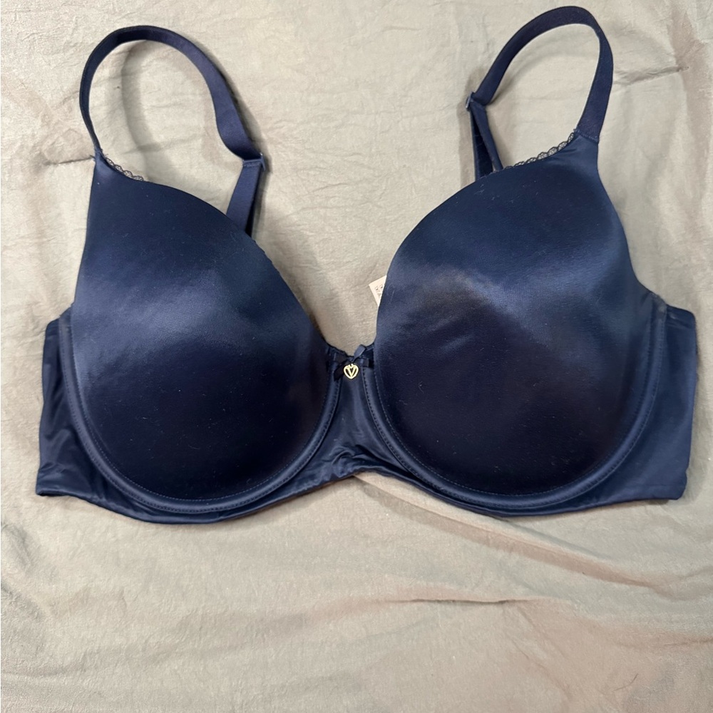 Victorias Secret Lined Demi Navy 40DDD
